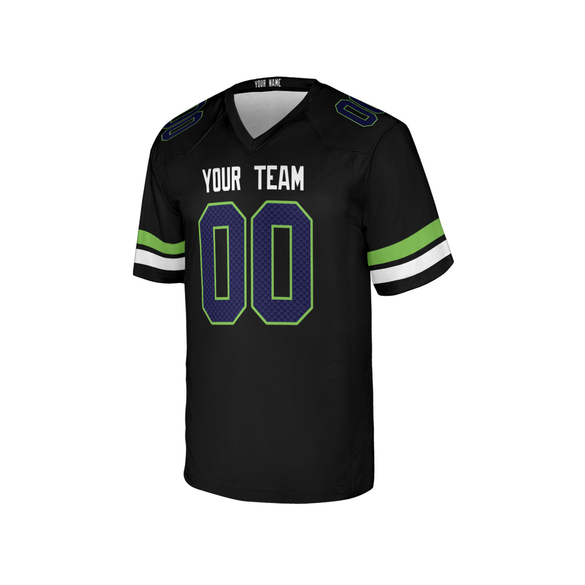 Personalized Seattle Seahawks Football Jersey - Black Super Bowl LX Carbon Fashion Game Style, Custom Name & Number-4