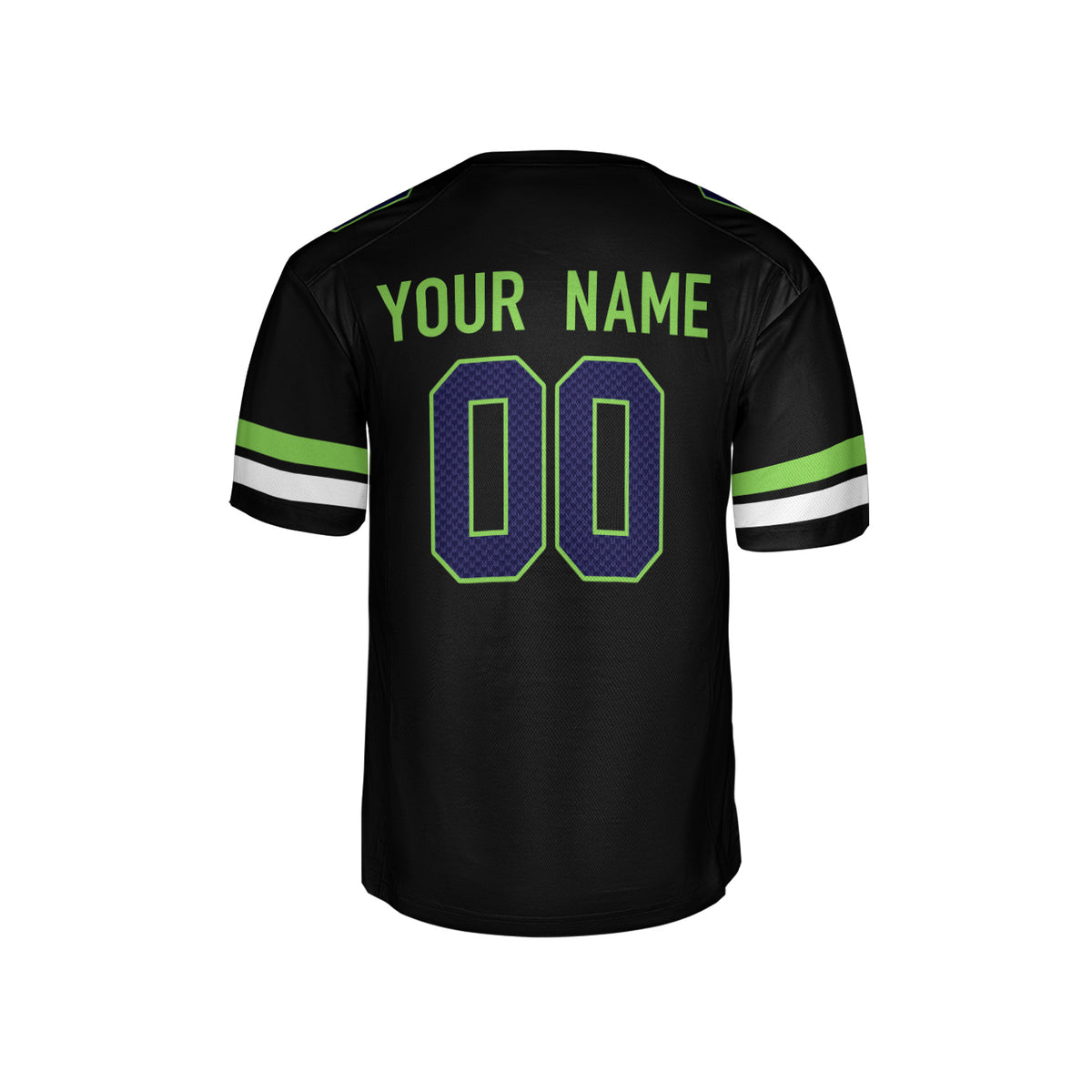 Personalized Seattle Seahawks Football Jersey - Black Super Bowl LX Carbon Fashion Game Style, Custom Name & Number-5