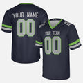 Personalized Seattle Seahawks Football Jersey - College Navy Retro Style, Custom Name & Number-3