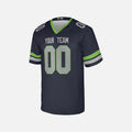 Personalized Seattle Seahawks Football Jersey - College Navy Retro Style, Custom Name & Number-4