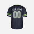 Personalized Seattle Seahawks Football Jersey - College Navy Retro Style, Custom Name & Number-5