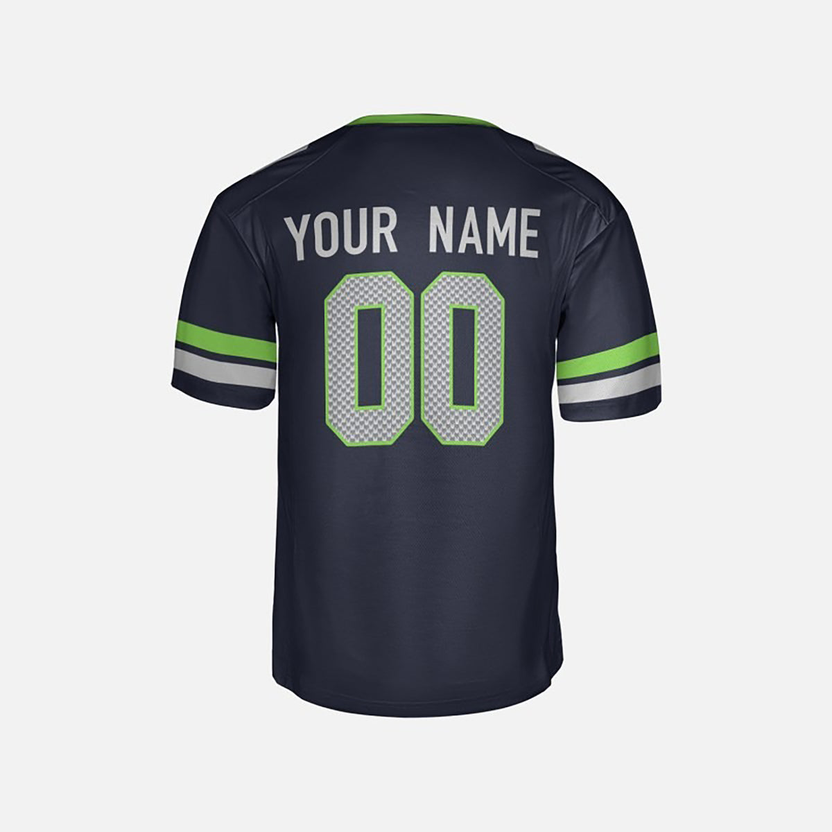 Personalized Seattle Seahawks Football Jersey - College Navy Retro Style, Custom Name & Number-5