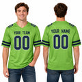 Personalized Seattle Seahawks Football Jersey - Neon Green 50th Season Alternate Style, Custom Name & Number-1