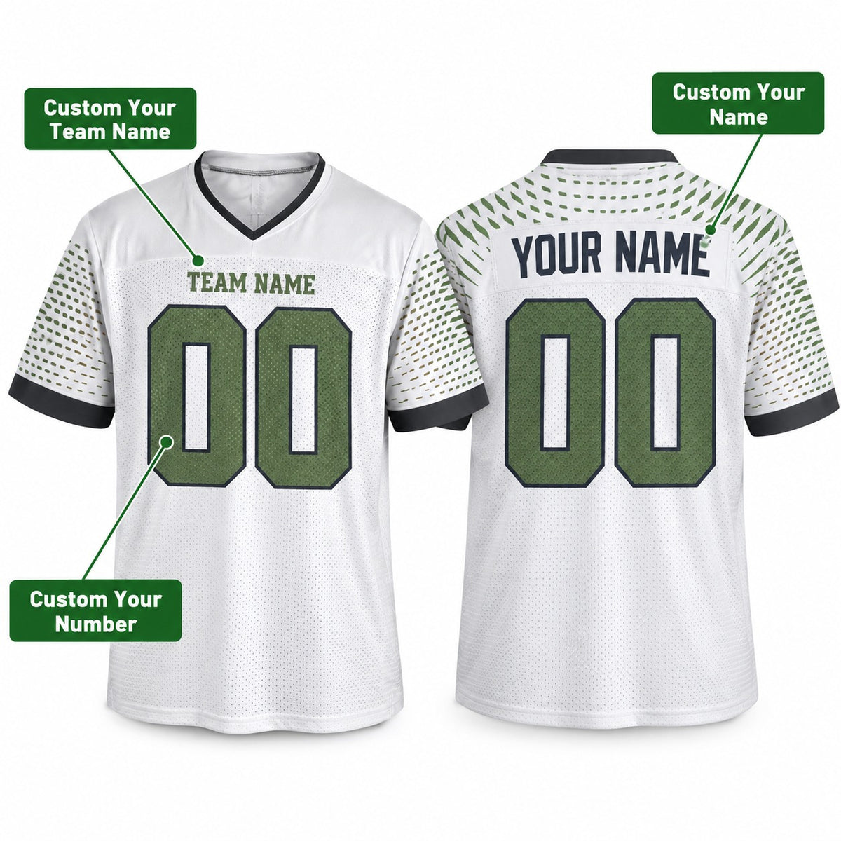 Personalized Seattle Seahawks Football Jersey – Gray Rivalries Style, Custom Name Patch, Team Name, Number & Logo-2