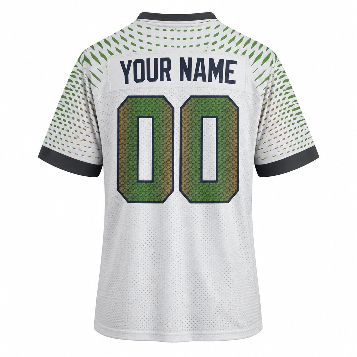 Personalized Seattle Seahawks Football Jersey – Gray Rivalries Style, Custom Name Patch, Team Name, Number & Logo-4