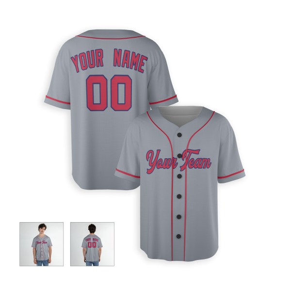 Personalized St. Louis Cardinals Baseball Jersey - Gray Away Style, Custom Name & Number-4