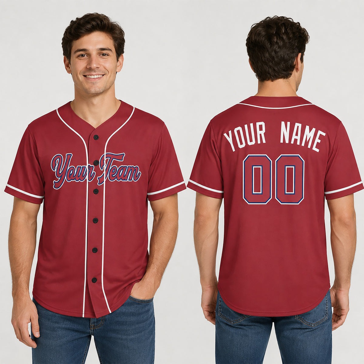 Personalized St. Louis Cardinals Baseball Jersey - Red Alternate Style, Custom Name & Number-1