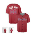 Personalized St. Louis Cardinals Baseball Jersey - Red Alternate Style, Custom Name & Number-5