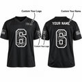Personalized Tampa Bay Buccaneers 2026 Salute to Service Football Jersey – Black, Custom Name Patch, Number & Logo-2