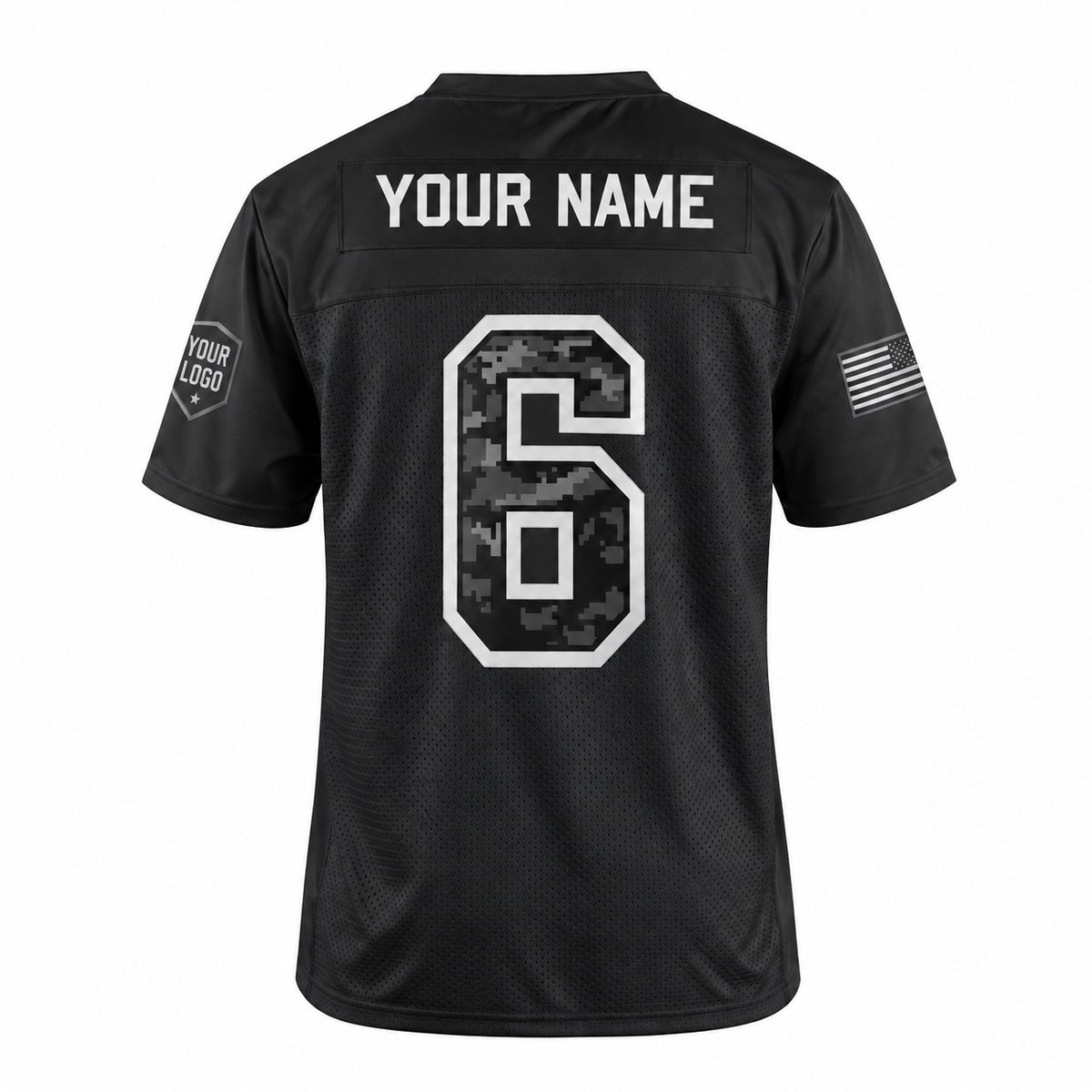 Personalized Tampa Bay Buccaneers 2026 Salute to Service Football Jersey – Black, Custom Name Patch, Number & Logo-4