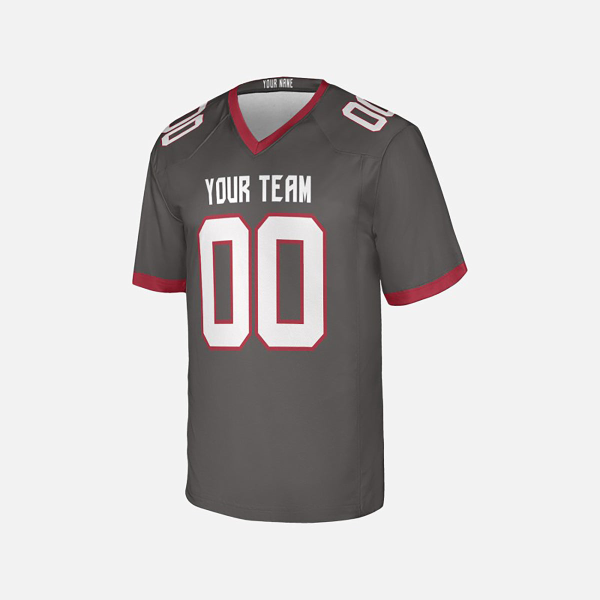 Personalized Tampa Bay Buccaneers Football Jersey - Pewter Alternate Style, Custom Name & Number-3