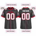 Personalized Tampa Bay Buccaneers Football Jersey – Pewter Alternate Style, Custom Name Patch, Team Name, Number & Logo-2