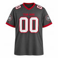Personalized Tampa Bay Buccaneers Football Jersey – Pewter Alternate Style, Custom Name Patch, Team Name, Number & Logo-3