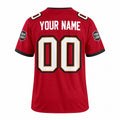 Personalized Tampa Bay Buccaneers Football Jersey – Red Vapor Elite Style, Custom Name Patch, Team Name, Number & Logo-4