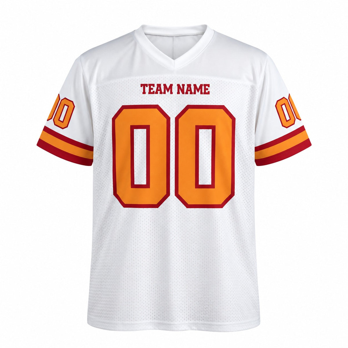 Personalized Tampa Bay Buccaneers Football Jersey – White Vapor F.U.S.E. Elite Style, Custom Name Patch, Team Name, Number & Logo-3