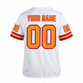 Personalized Tampa Bay Buccaneers Football Jersey – White Vapor F.U.S.E. Elite Style, Custom Name Patch, Team Name, Number & Logo-4