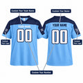Personalized Tennessee Titans 2003 Football Jersey – Light Blue Legacy Style, Custom Name Patch, Team Name, Number & Logo-2