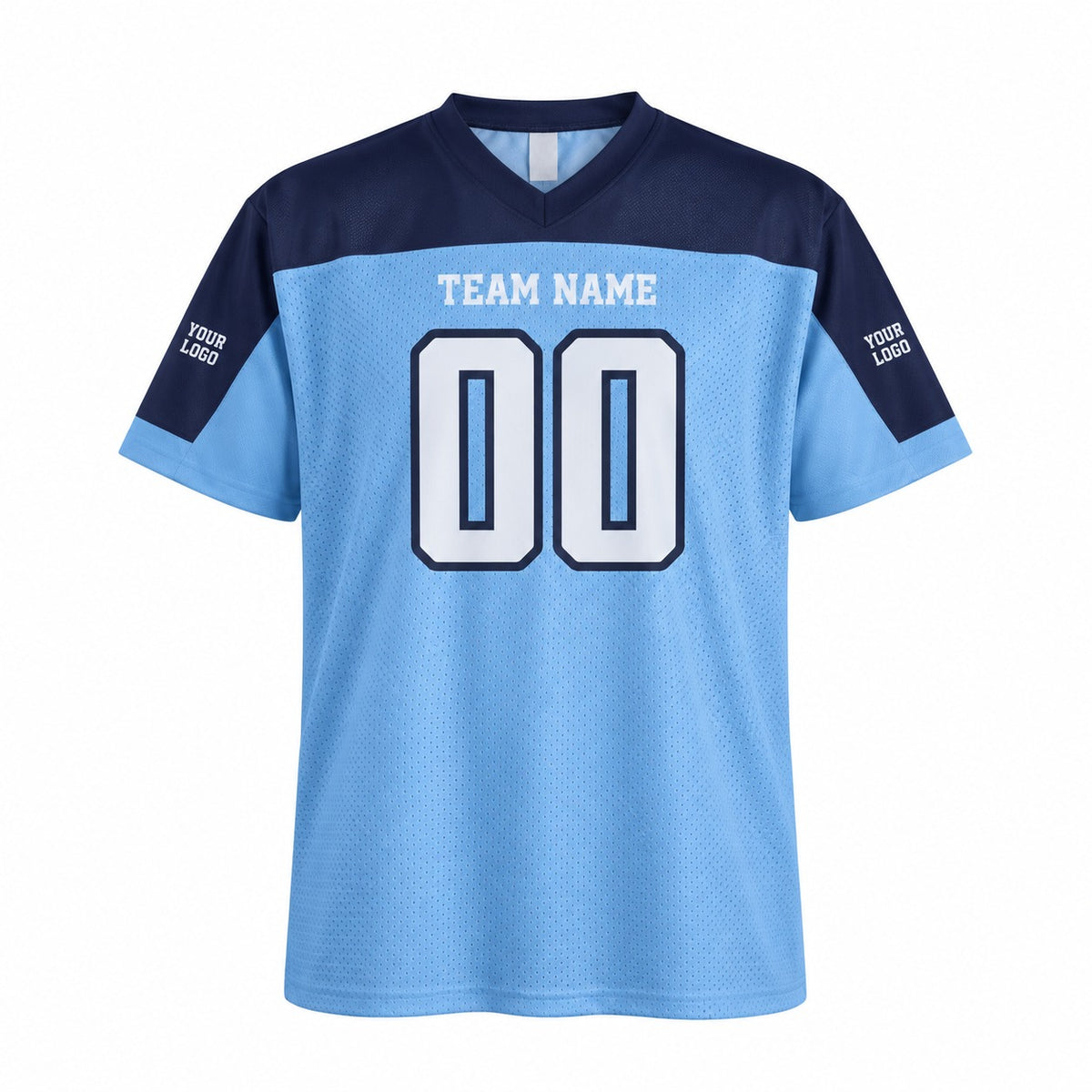Personalized Tennessee Titans 2003 Football Jersey – Light Blue Legacy Style, Custom Name Patch, Team Name, Number & Logo-3