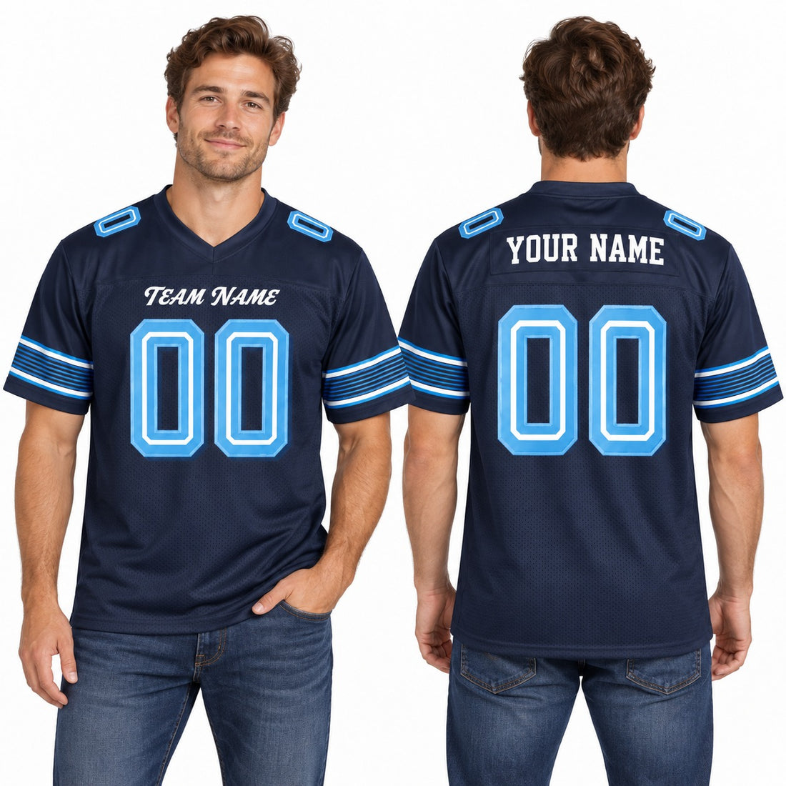 Personalized Tennessee Titans 2026 Football Jersey – Navy Rivalries Style, Custom Name Patch, Team Name, Number & Logo-1