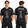 Personalized Tennessee Titans 2026 Salute to Service Football Jersey – Black, Custom Name Patch, Number & Logo-1