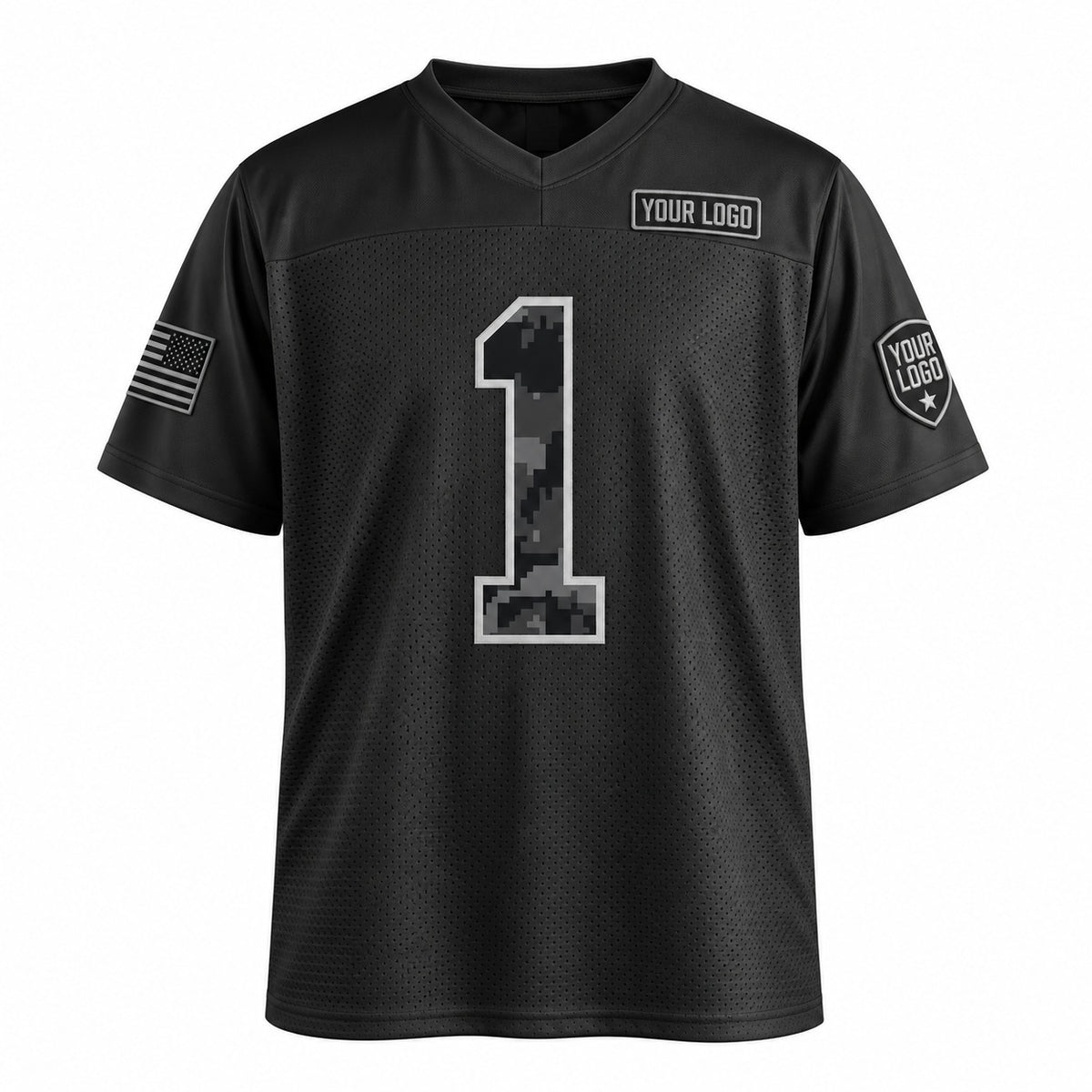Personalized Tennessee Titans 2026 Salute to Service Football Jersey – Black, Custom Name Patch, Number & Logo-3