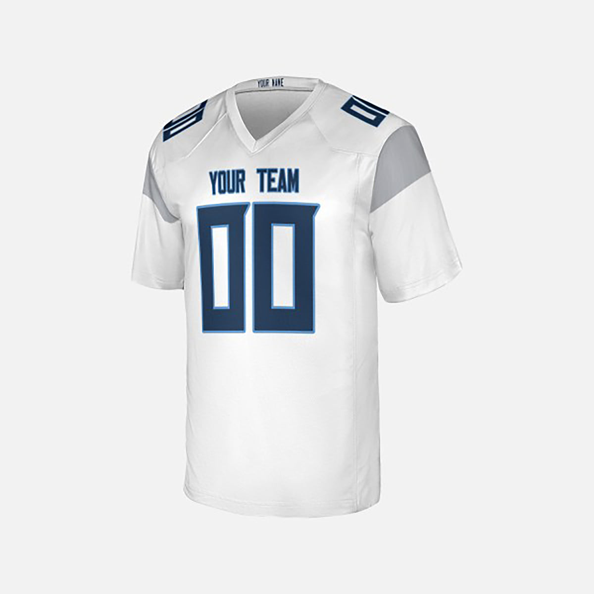 Personalized Tennessee Titans Football Jersey - White Fan Style, Custom Name & Number-3