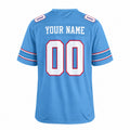 Personalized Tennessee Titans Football Jersey – Light Blue Game Style, Custom Name Patch, Team Name, Number & Logo-4