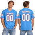 Personalized Tennessee Titans Football Jersey – Light Blue Retired Player Alternate Style, Custom Name Patch, Team Name, Number & Logo-1