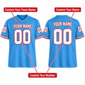 Personalized Tennessee Titans Football Jersey – Light Blue Retired Player Alternate Style, Custom Name Patch, Team Name, Number & Logo-2