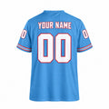 Personalized Tennessee Titans Football Jersey – Light Blue Retired Player Alternate Style, Custom Name Patch, Team Name, Number & Logo-4
