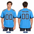 Personalized Tennessee Titans Football Jersey – Light Blue Vapor F.U.S.E. Elite Style, Custom Name Patch, Team Name, Number & Logo-1