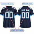 Personalized Tennessee Titans Football Jersey – Navy Vapor F.U.S.E. Elite Style, Custom Name Patch, Team Name, Number & Logo-2
