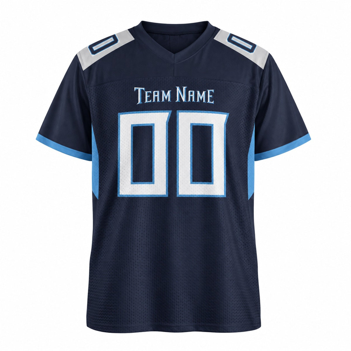 Personalized Tennessee Titans Football Jersey – Navy Vapor F.U.S.E. Elite Style, Custom Name Patch, Team Name, Number & Logo-3