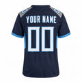 Personalized Tennessee Titans Football Jersey – Navy Vapor F.U.S.E. Elite Style, Custom Name Patch, Team Name, Number & Logo-4