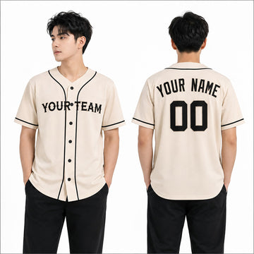 Personalized Texas Rangers Baseball Jersey - Cream City Style, Custom Name & Number-1