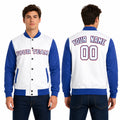 Personalized Texas Rangers Varsity Jacket – White Royal Alternate Style, Custom Name & Number-1
