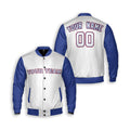 Personalized Texas Rangers Varsity Jacket – White Royal Alternate Style, Custom Name & Number-3