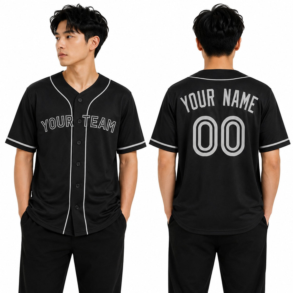 Personalized Toronto Blue Jays Baseball Jersey - Black Player Style, Custom Name & Number-1