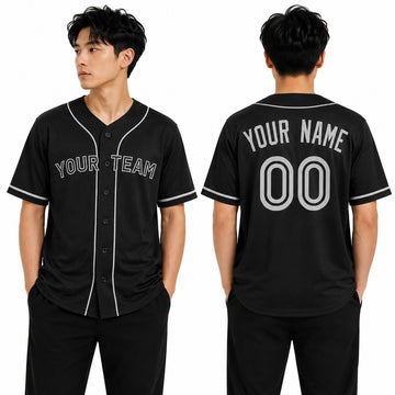 Personalized Toronto Blue Jays Baseball Jersey - Black Player Style, Custom Name & Number-1