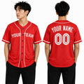 Personalized Toronto Blue Jays Baseball Jersey - Red Canada Day Style, Custom Name & Number-1