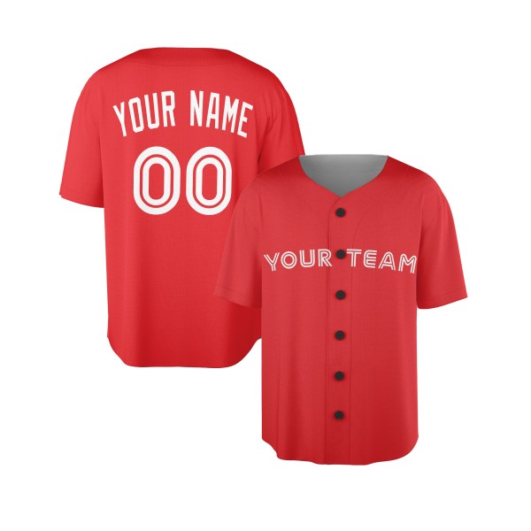Personalized Toronto Blue Jays Baseball Jersey - Red Canada Day Style, Custom Name & Number-4