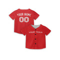 Personalized Toronto Blue Jays Baseball Jersey - Red Canada Day Style, Custom Name & Number-5