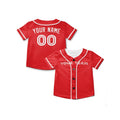 Personalized Toronto Blue Jays Baseball Jersey - Red Canada Day Style, Custom Name & Number-6