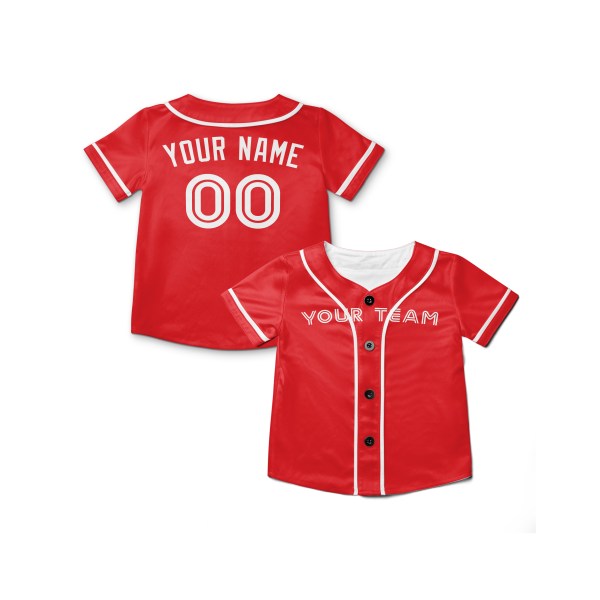 Personalized Toronto Blue Jays Baseball Jersey - Red Canada Day Style, Custom Name & Number-6