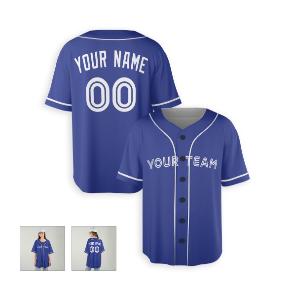 Personalized Toronto Blue Jays Baseball Jersey - Royal Blue Alternate Style, Custom Name & Number-6