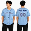 Personalized Toronto Blue Jays Baseball Jersey - Sky Blue Alternate Style, Custom Name & Number-1