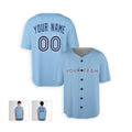Personalized Toronto Blue Jays Baseball Jersey - Sky Blue Alternate Style, Custom Name & Number-3