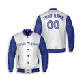 Personalized Toronto Blue Jays Varsity Jacket – White Royal Alternate Style, Custom Name & Number-3