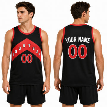 Personalized Toronto Raptors Basketball Jersey - Black Fast Break Statement Style, Custom Name & Number-1