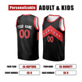 Personalized Toronto Raptors Basketball Jersey - Black Fast Break Statement Style, Custom Name & Number-2